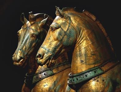 Artwork Title: The Horses of St. Mark,  4th century BC