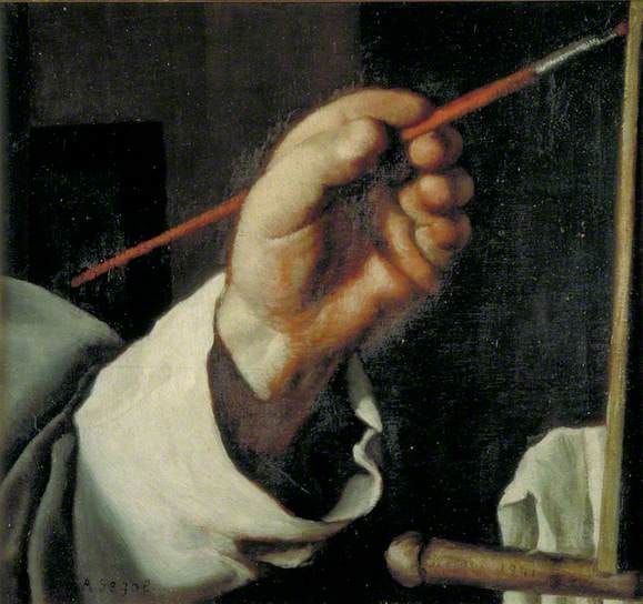 Artwork Title: The Artist's Hand