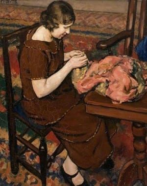 Artwork Title: The Sewing Girl