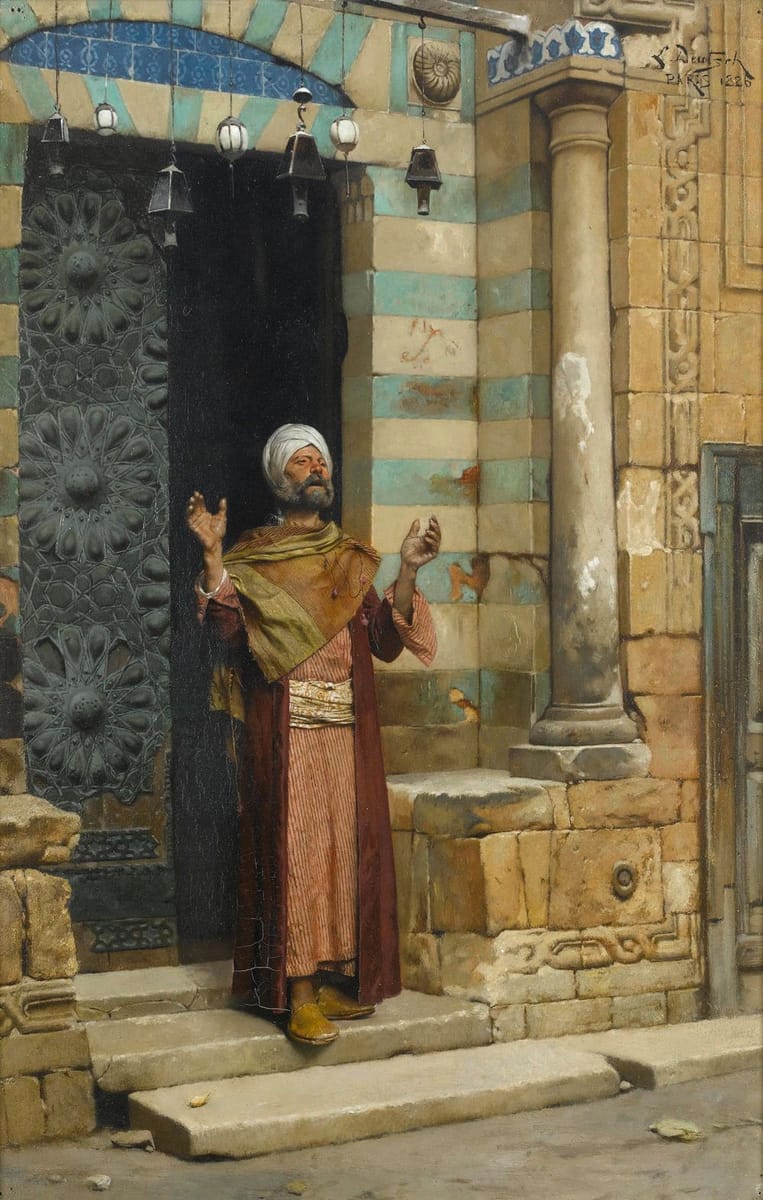 Artwork Title: At the Door of the Mosque