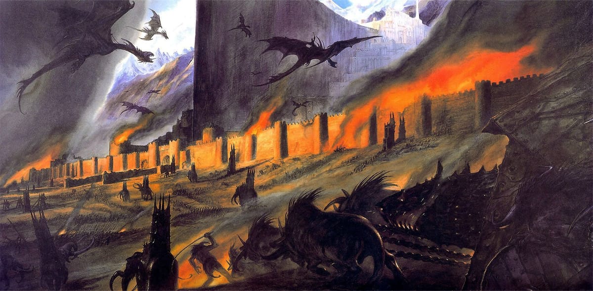 Artwork Title: The Siege Of Minas Tirith