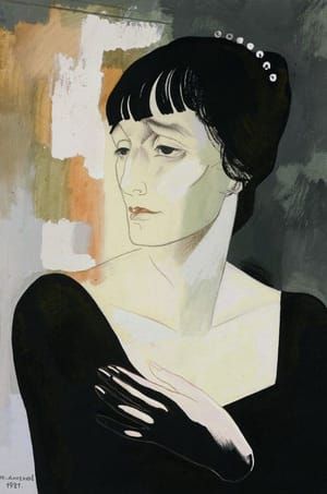 Artwork Title: Portrait of Anna Akhmatova