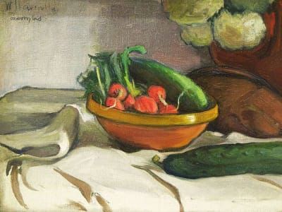Artwork Title: Still Life with Vegetables