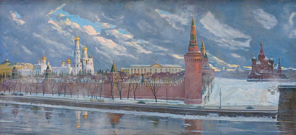 Artwork Title: Sunrise over the Ancient Kremlin