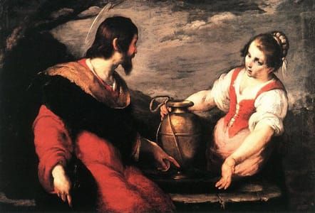 Artwork Title: Christ And The Samaritan Woman