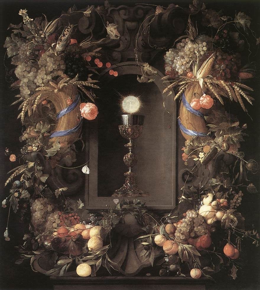 Artwork Title: Eucharist In Fruit Wreath