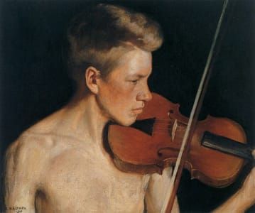 Artwork Title: Viulunsoittaja (The Violinist)