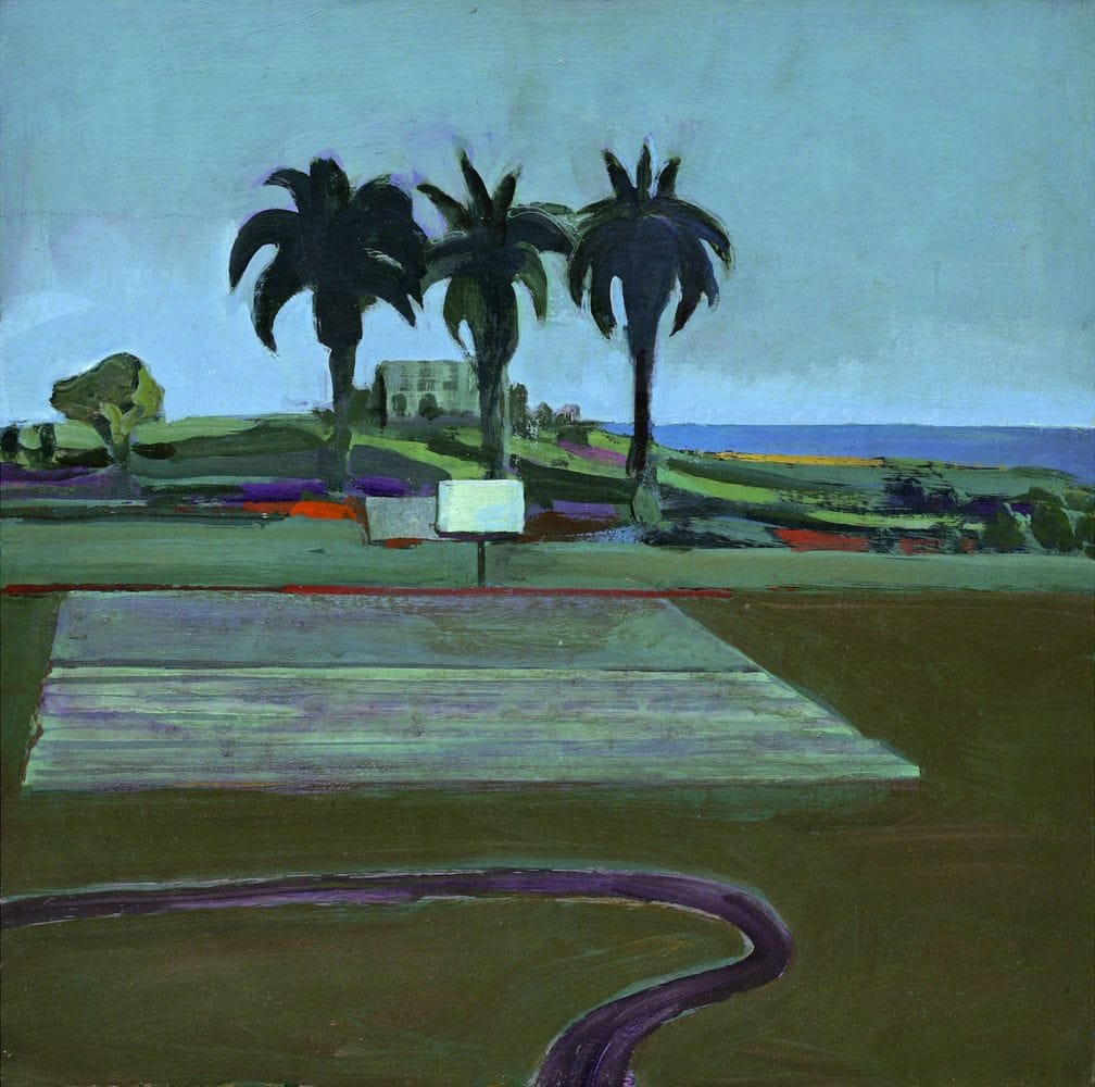 Artwork Title: Landscape with Palms