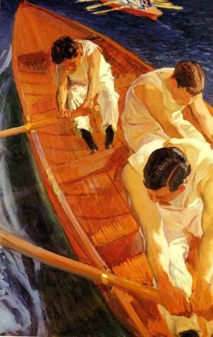 Artwork Title: In the Rowing Boat (Zarauz)