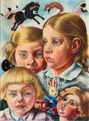 Artwork Title: Portrait of Three Children