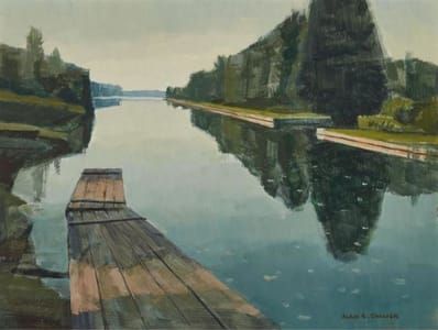 Artwork Title: Nicholson's Lock, Rideau Canal