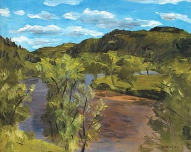 Artwork Title: Bend in the Gouffre River