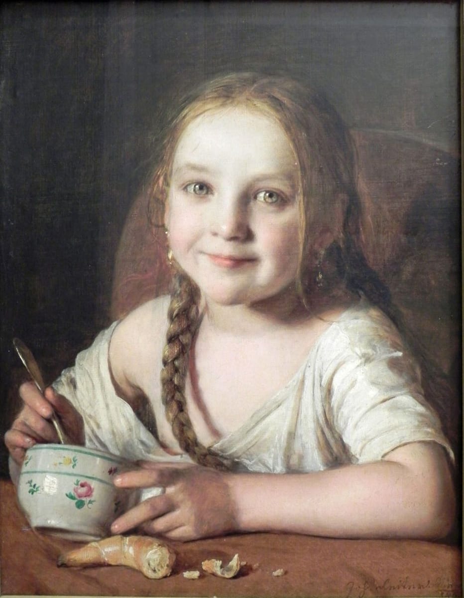 Artwork Title: Girl at Breakfast Table