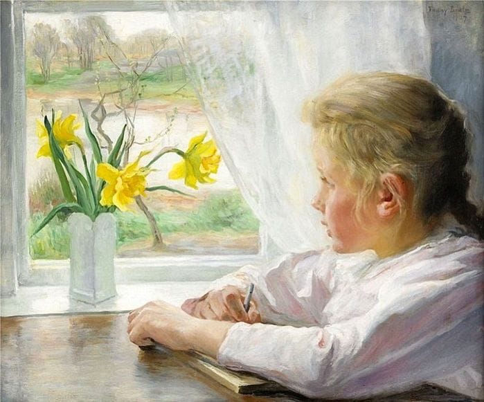 Artwork Title: Girl at the Window