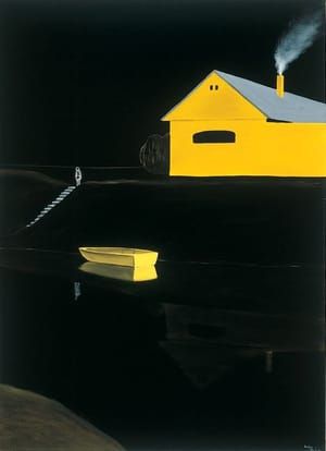 Artwork Title: Sárga csónak (Yellow Boat)