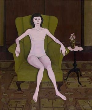 Artwork Title: Nude in an armchair