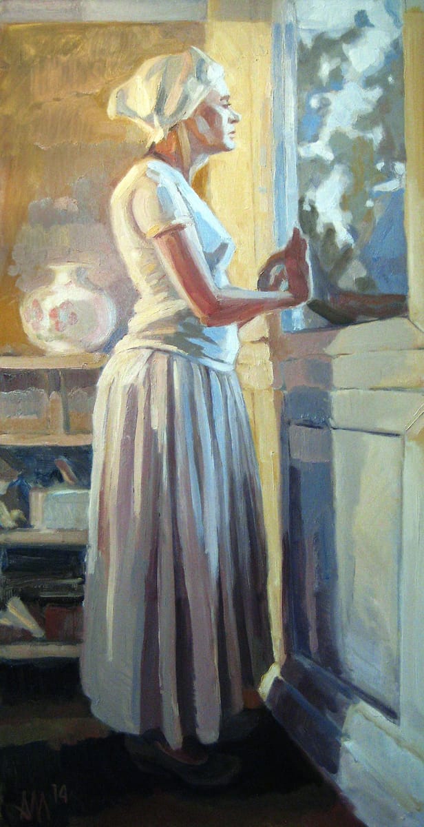 Artwork Title: Woman at the Window