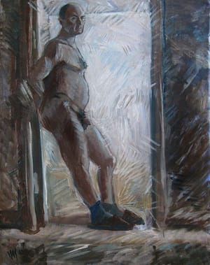 Artwork Title: в дверном проёме между комнатами (In a Doorway between Rooms)