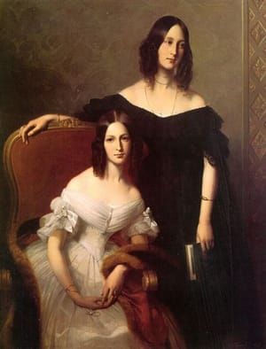 Artwork Title: Portrait of Two Sisters