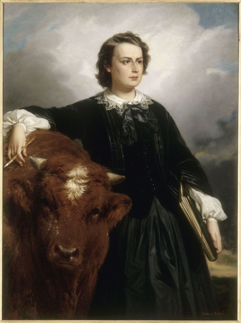 Artwork Title: Rosa Bonheur with Bull