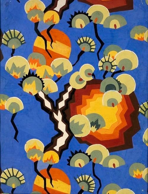 Artwork Title: Textile Design for Cretonne