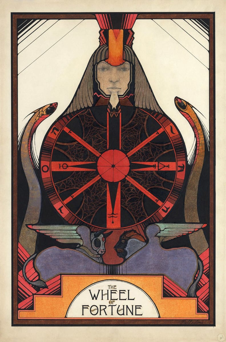 Artwork Title: The Aquarian Tarot Deck: The Wheel of Fortune