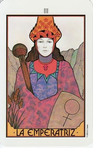 Artwork Title: The Aquarian Tarot Deck: La Emperatriz