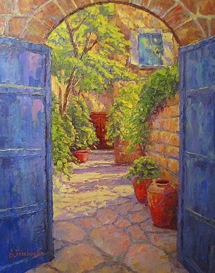 Artwork Title: May There be Peace Within Your Walls, (Jerusalem Doorway)