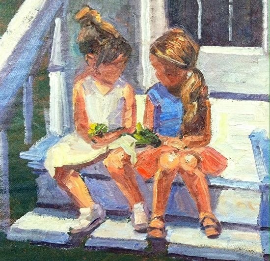 Artwork Title: Painting of Sisters