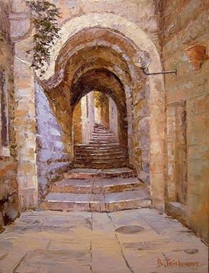 Artwork Title: Old City Stairway