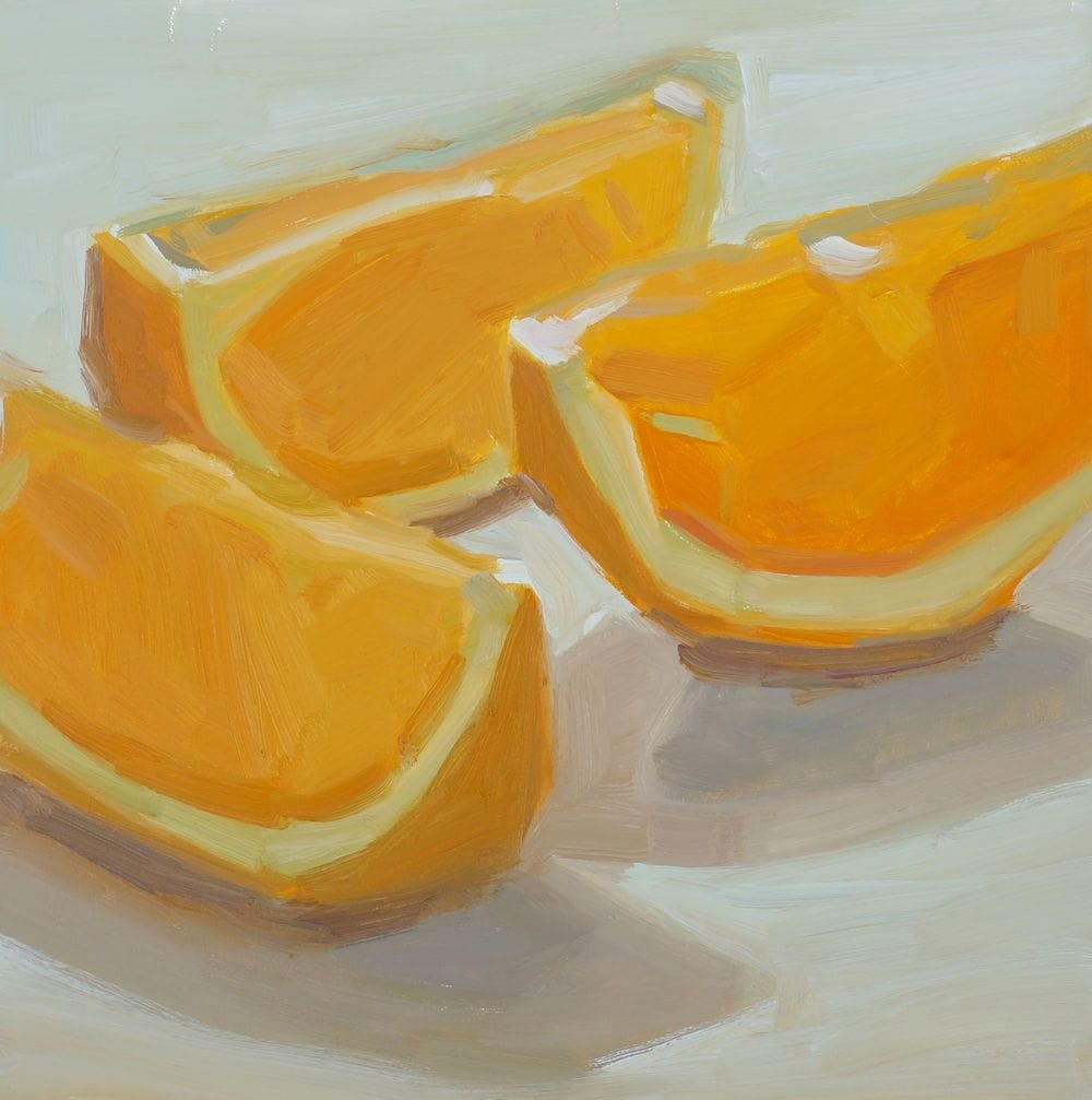 Artwork Title: Oranges at Night