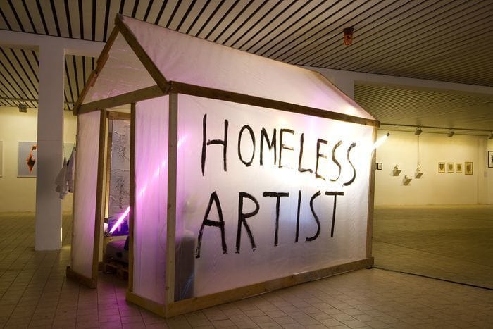 Artwork Title: Homeless Artist