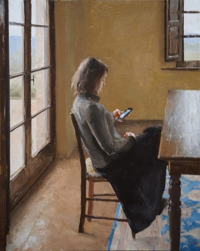 Artwork Title: Woman Reading a Letter
