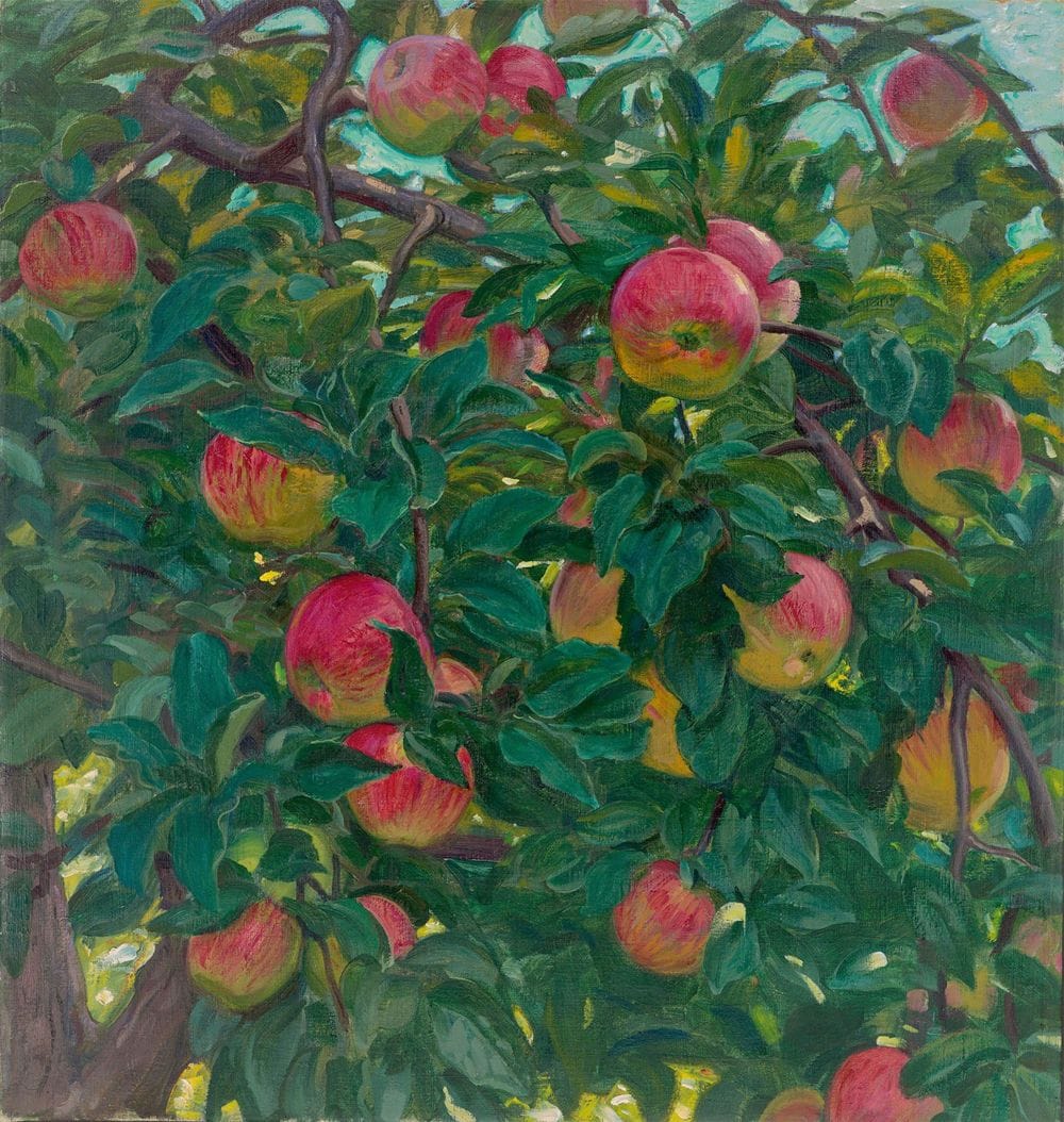 Artwork Title: Apples in the Tree