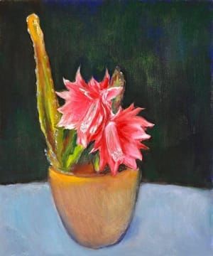 Artwork Title: Flowering Cactus