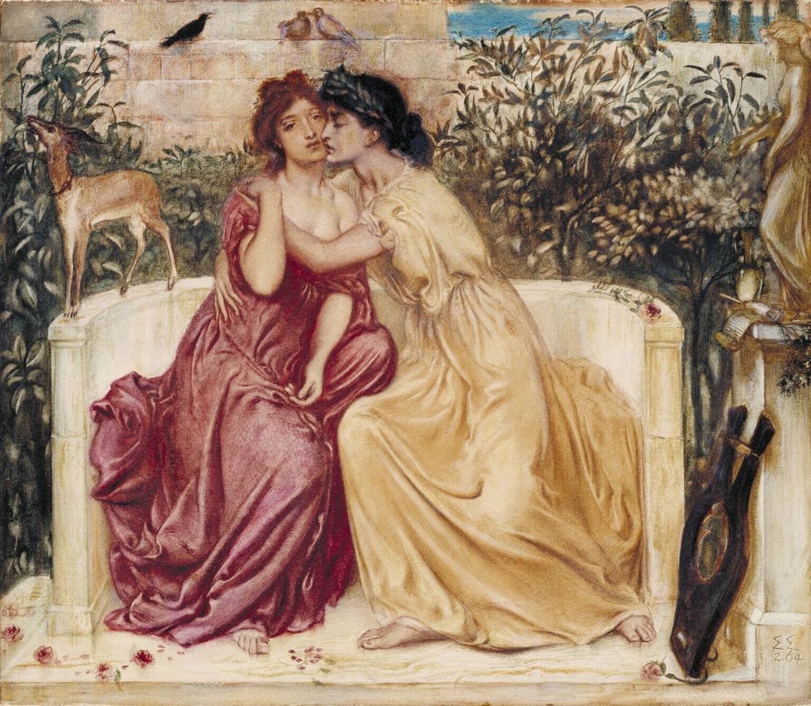 Artwork Title: Sappho and Erinna in a Garden at Mytilene