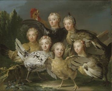Artwork Title: The Hens Painting