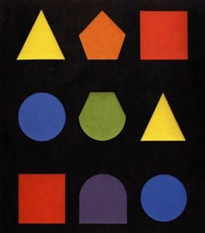 Artwork Title: Correspondence Between Colours and Shapes