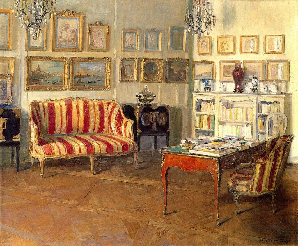 Artwork Title: Library, 11, rue de l'Université