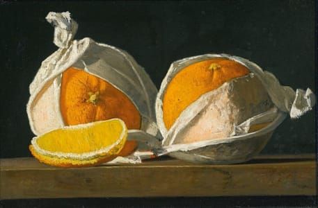 Artwork Title: Oranges Wrapped