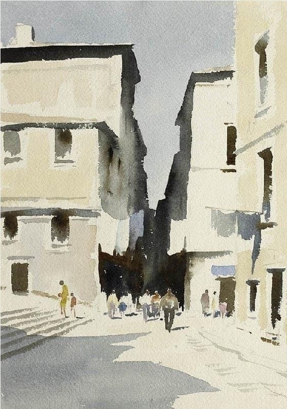 Artwork Title: Street in the Alfama, Lisbon