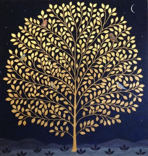 Artwork Title: Night Tree