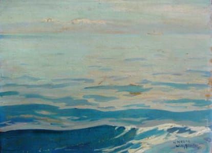 Artwork Title: Seascape - The Mediterranean near Crete