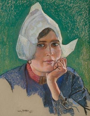 Artwork Title: Volendams Meisje (Volendam Girl)' Hilde Butter