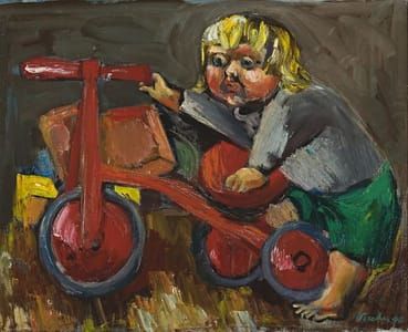 Artwork Title: Sweeney and Tricycle