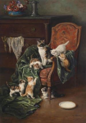 Artwork Title: Cat Family