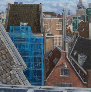 Artwork Title: Uitzicht Spuistraat en de Kolk (View of Spuistraat and de Kolk), Amsterdam