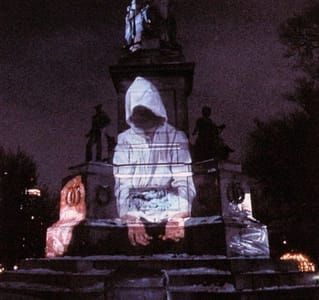 Artwork Title: The Homeless Projection, Civil War Memorial