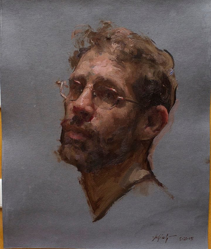 Artwork Title: Self Portrait age 40