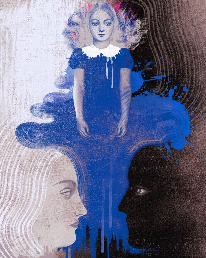 Artwork Title: The Blue Girl